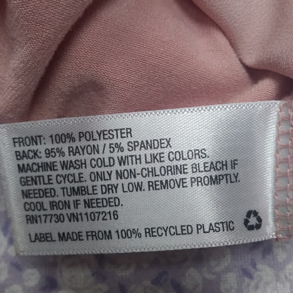 A New Day Size XS Pink Shell Blouse - Picture 5 of 5